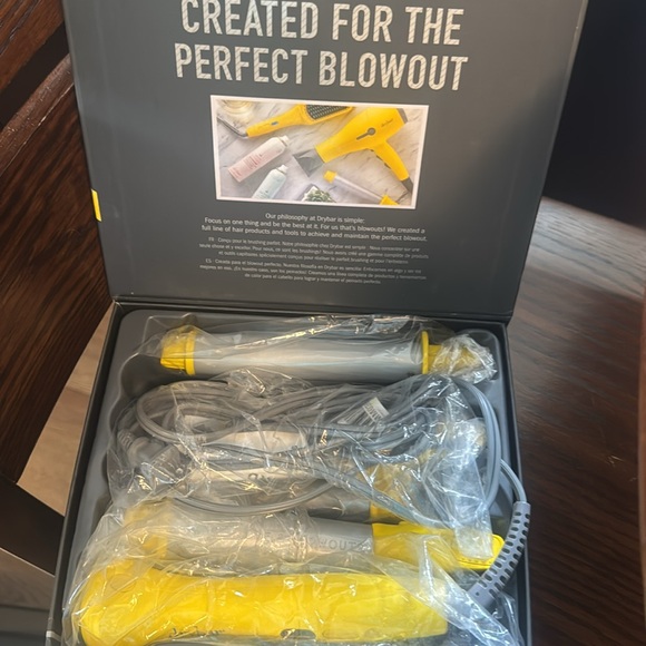 Never used: Drybar Mixologist Styling Iron Set - Yellow and Silver - Picture 2 of 3